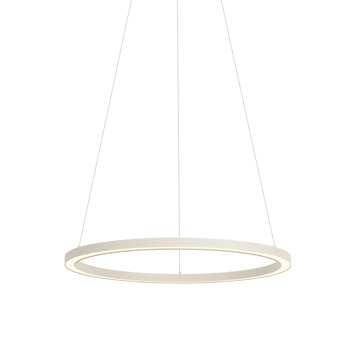 Designové závěsné svítidlo béžové 60cm včetně LED 3-stupňové stmívatelné - Girello