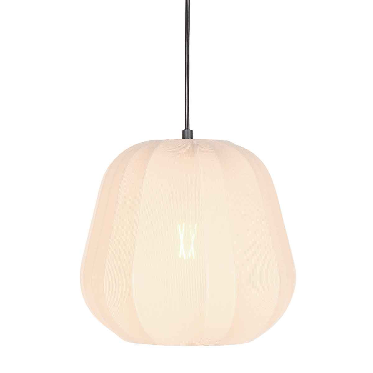 JAPANDI závěsné svítidlo krémové s textilním stínítkem 25 cm - Sable