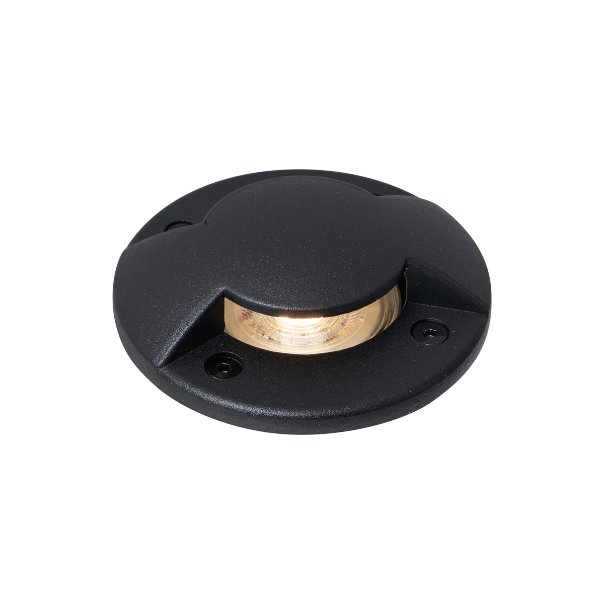Moderne grondspot zwart GU10 50mm 2-lichts effect IP65/IP67 - Cellar