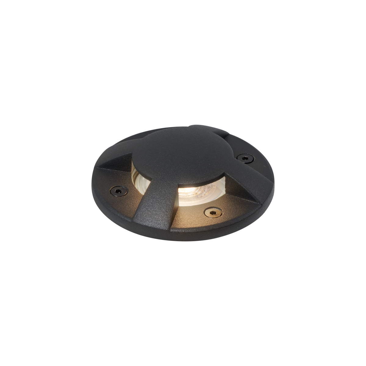 Moderne grondspot zwart GU10 50mm 4-lichts effect IP65/IP67 - Cellar