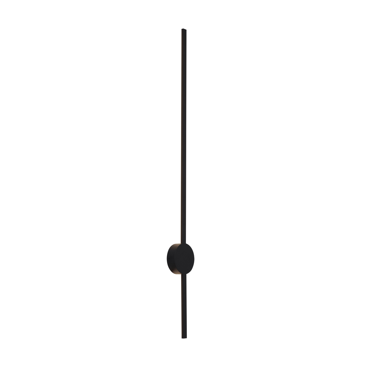 Moderní nástěnné svítidlo černé 100 cm vč. LED stmívatelné - Clockwise