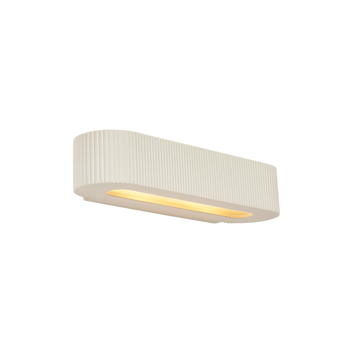 Skandinávská nástěnná lampa béžová UFO 2-světla - Plaster