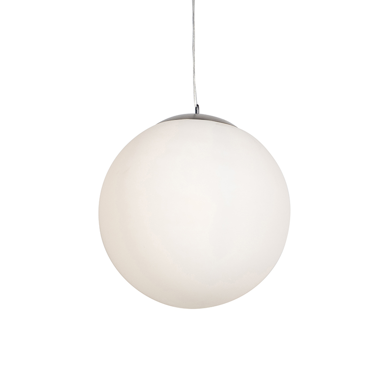 Smart Scandinavische hanglamp opaal glas 50cm incl. Wifi A60 - Ball 50