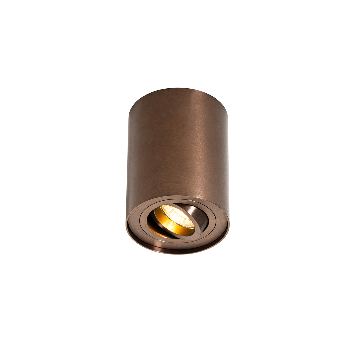Smart plafondspot donkerbrons draai- en kantelbaar incl. Wifi GU10 50mm - Rondoo Up