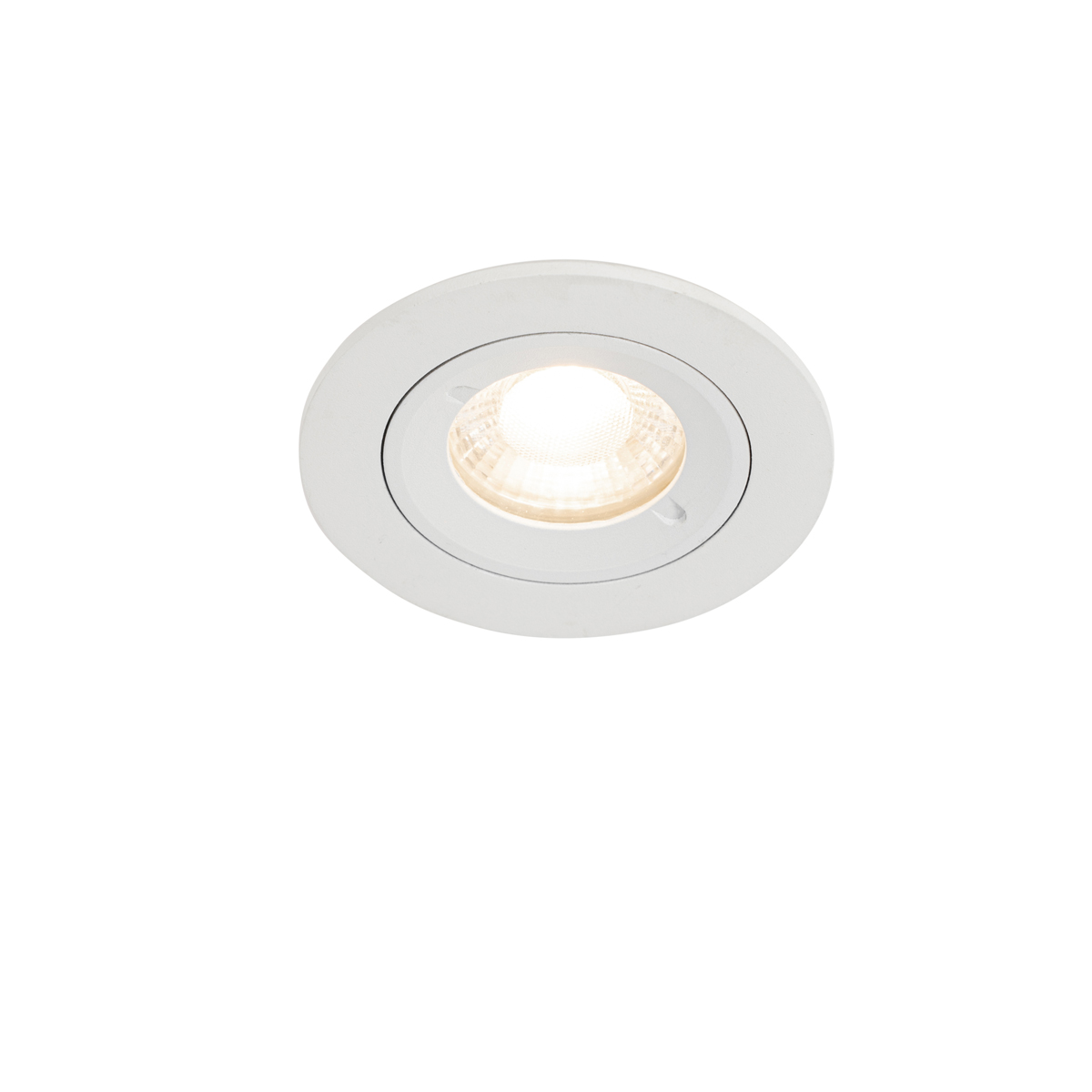Chytré zapuštěné bodové svítidlo bílé kulaté IP44 vč. Wifi GU10 50mm - Xena