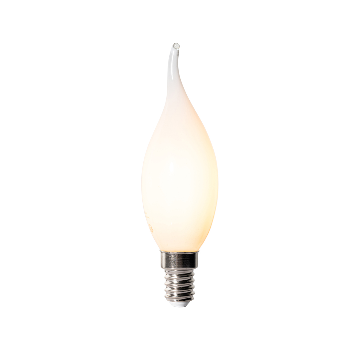E14 stmívatelná LED žárovka BXS35 opál 4W 450 lm 2200K