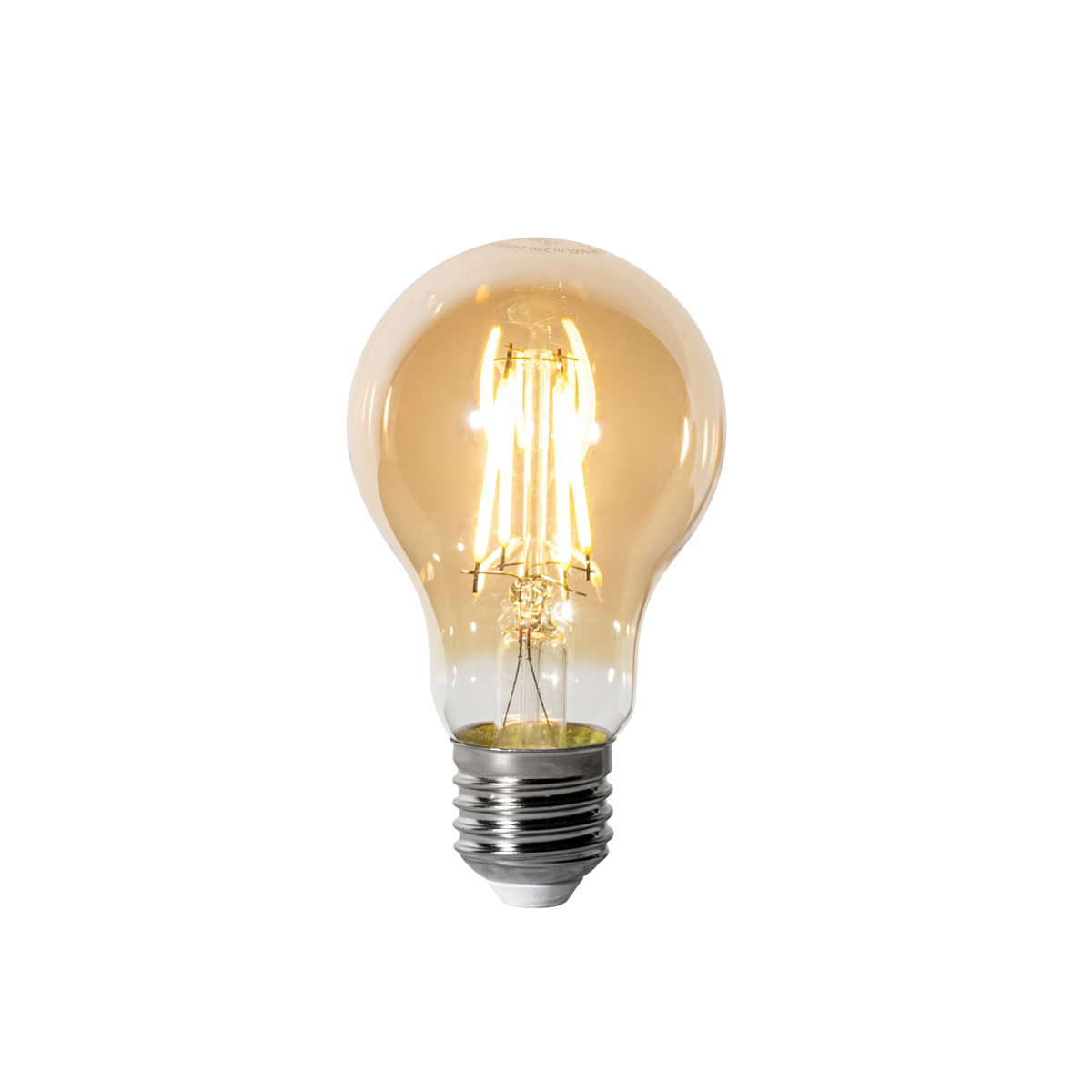 E27 stmívatelná LED žárovka A60 zlatá 5W 500 lm 2700K