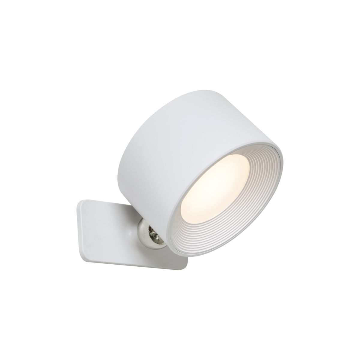 Moderní nástěnné svítidlo bílé vč. dobíjecí LED - Bright