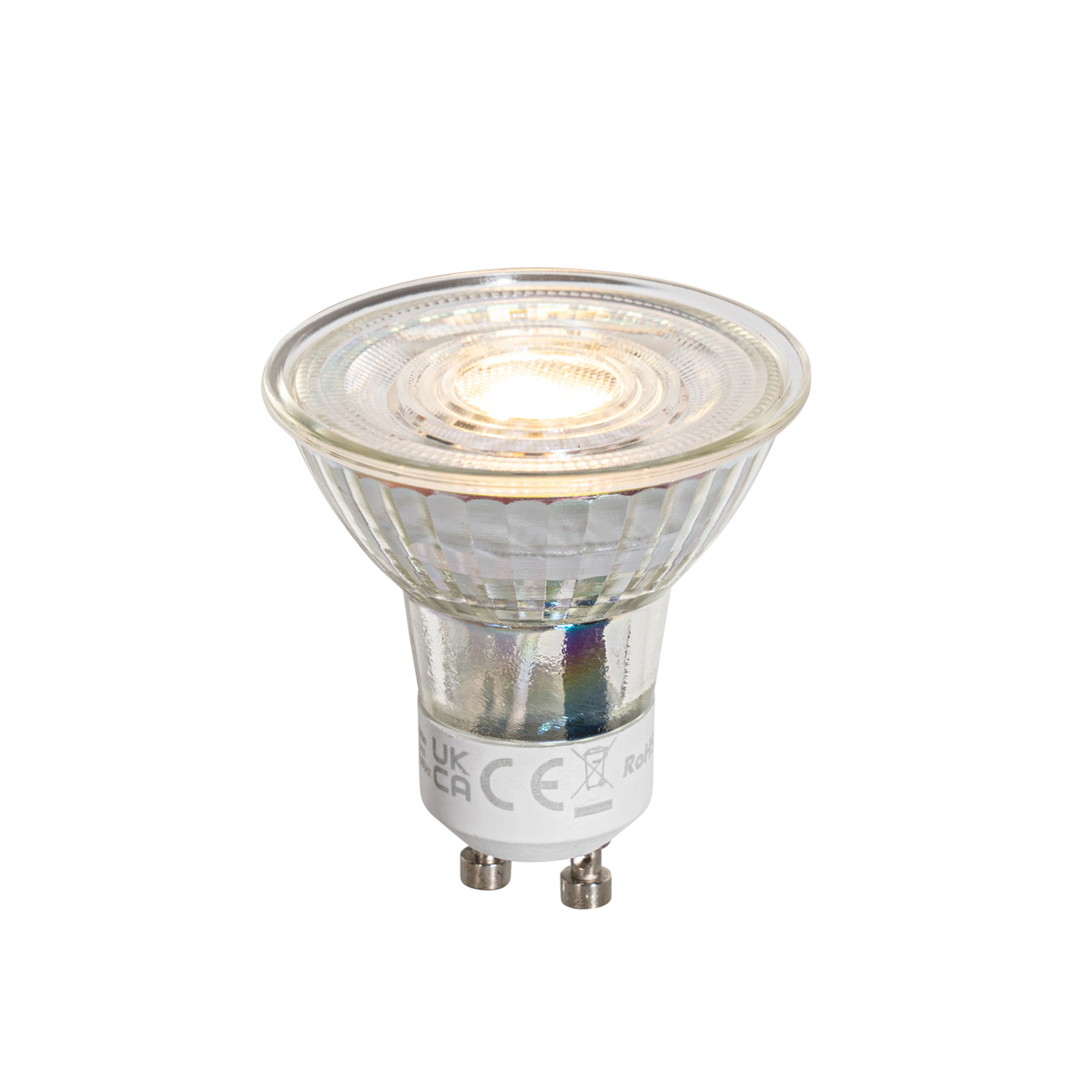 Stmívatelné LED žárovky GU10 50 mm čiré 4