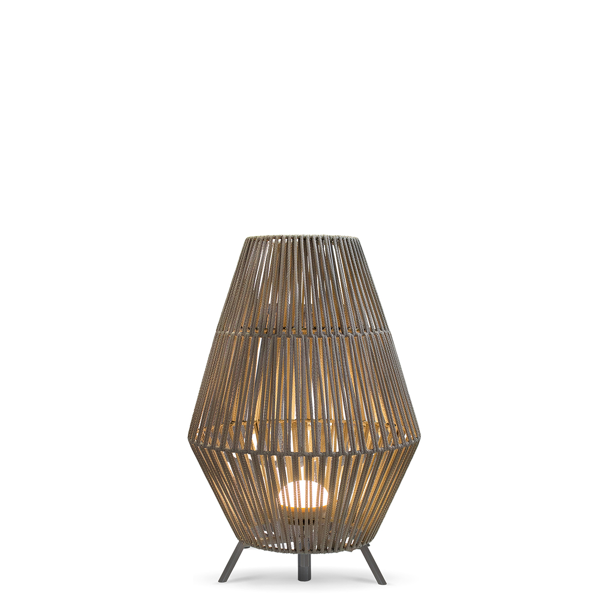 Stojací lampa Taupe sintegrovaným stmívatelným LED osvětlením