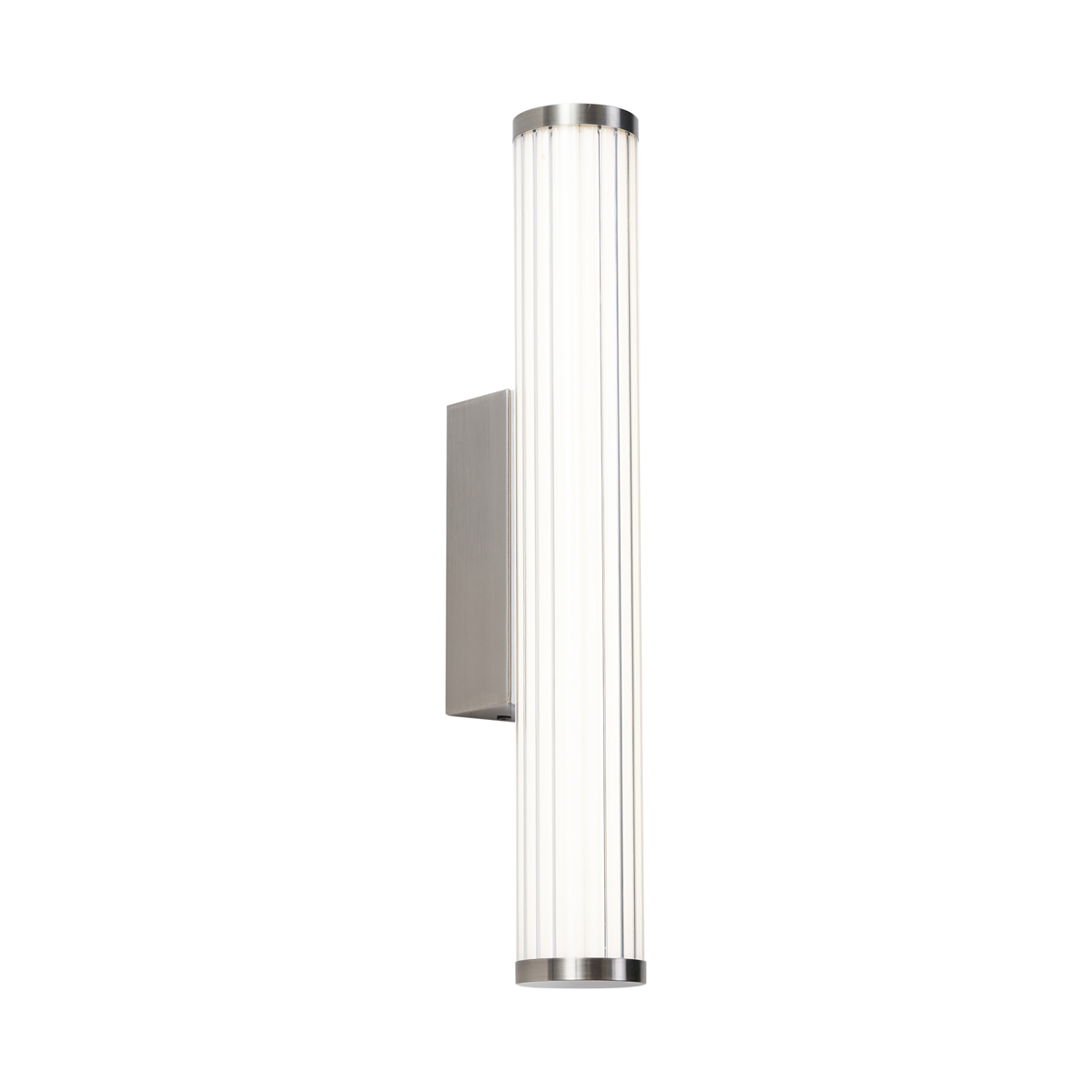 Retro nástěnná lampa Gunmetal 40cm vč. LED IP44 - Coco