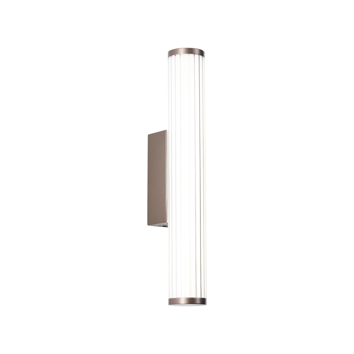Retro nástěnná lampa bronzová 40 cm vč. LED IP44 - Coco
