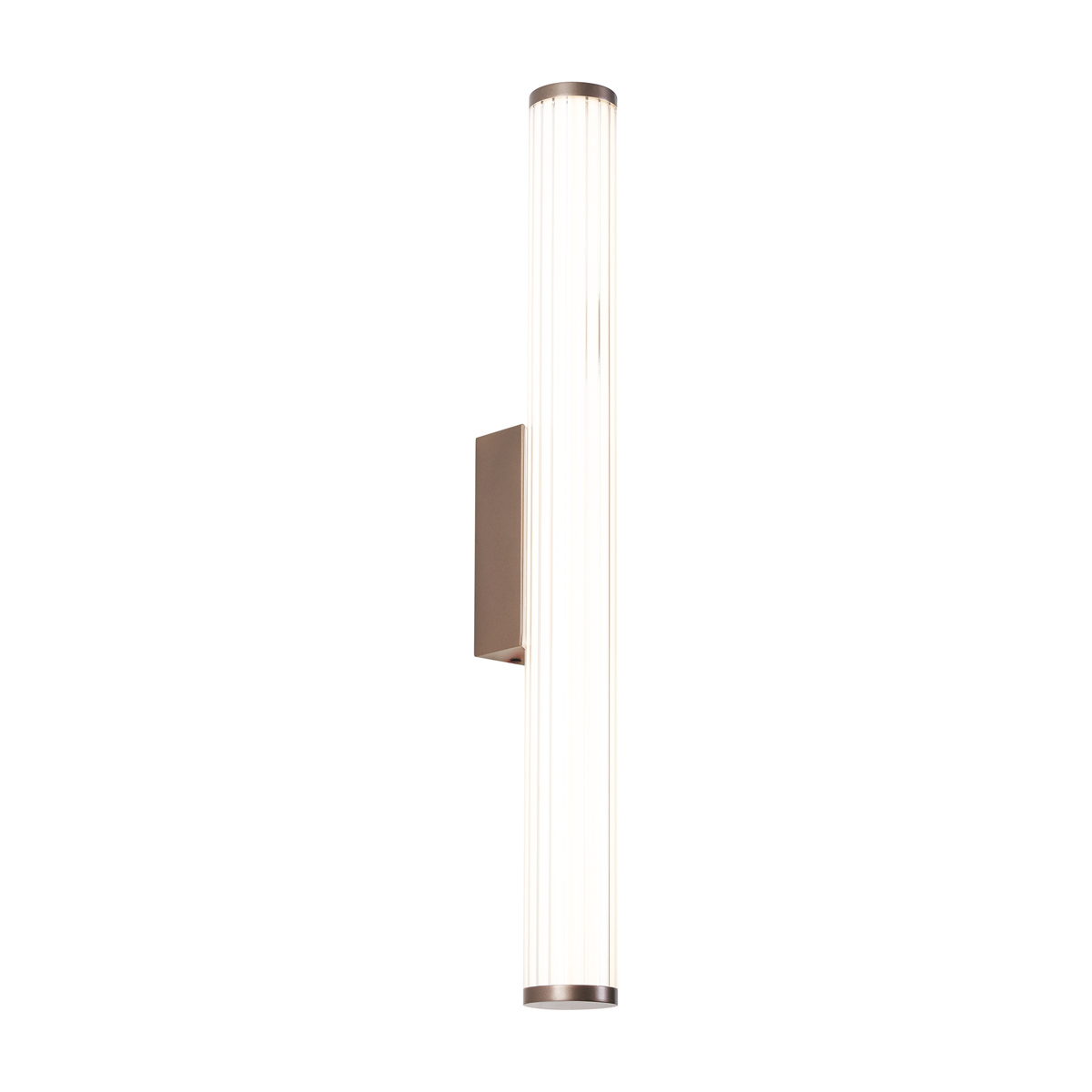 Retro nástěnná lampa bronzová 60cm vč. LED IP44 - Coco